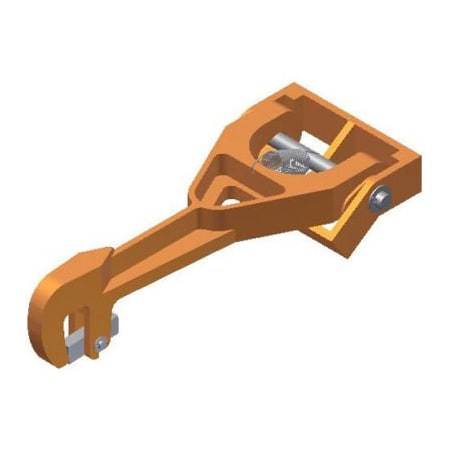 Darnell-Rose Caster Darnell-Rose Hook & Eye Assembly Weld On w/Modified Bracket CPL-ZB-98-M